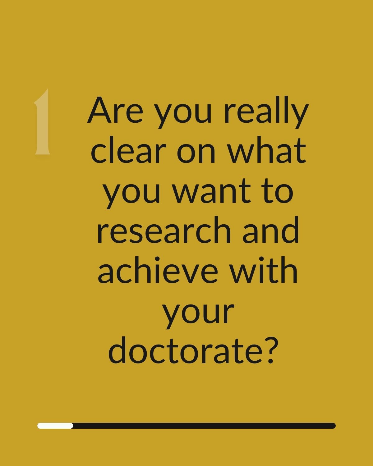 Chosing a doctoral program mistakes